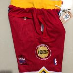 NBA 1994 NBA Finals Rockets x Knicks Shorts Rouge Bleu